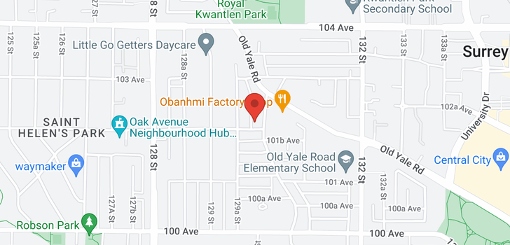 map of 13001 102 AVENUE